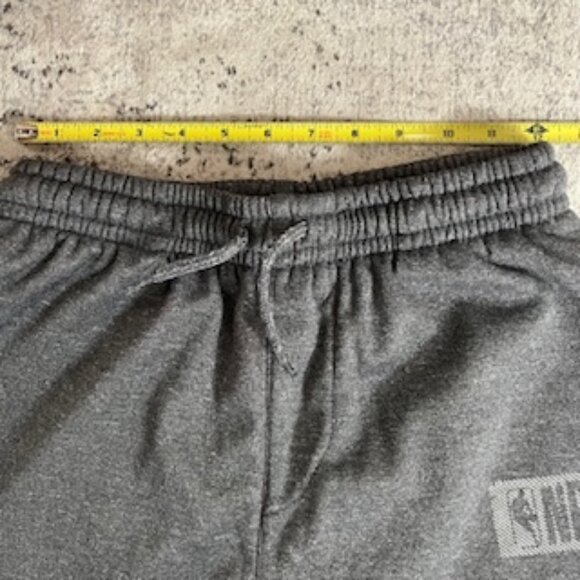 🧡3/15 NBA Basketball Jogger Sweatpants Gray Drawstring YouthXL 18-20 - Picture 3 of 8